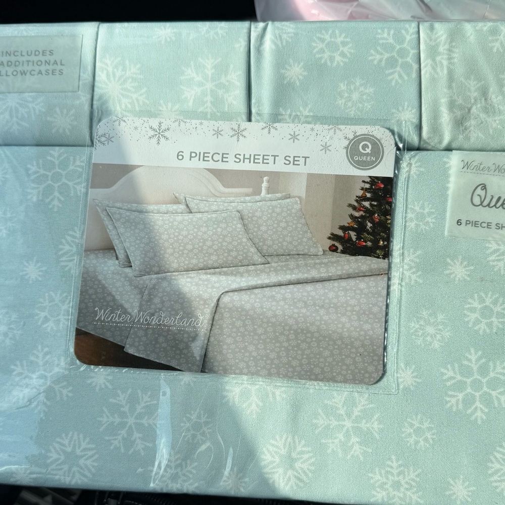 WONDERLAND Snowflake Pattern Sheet Set